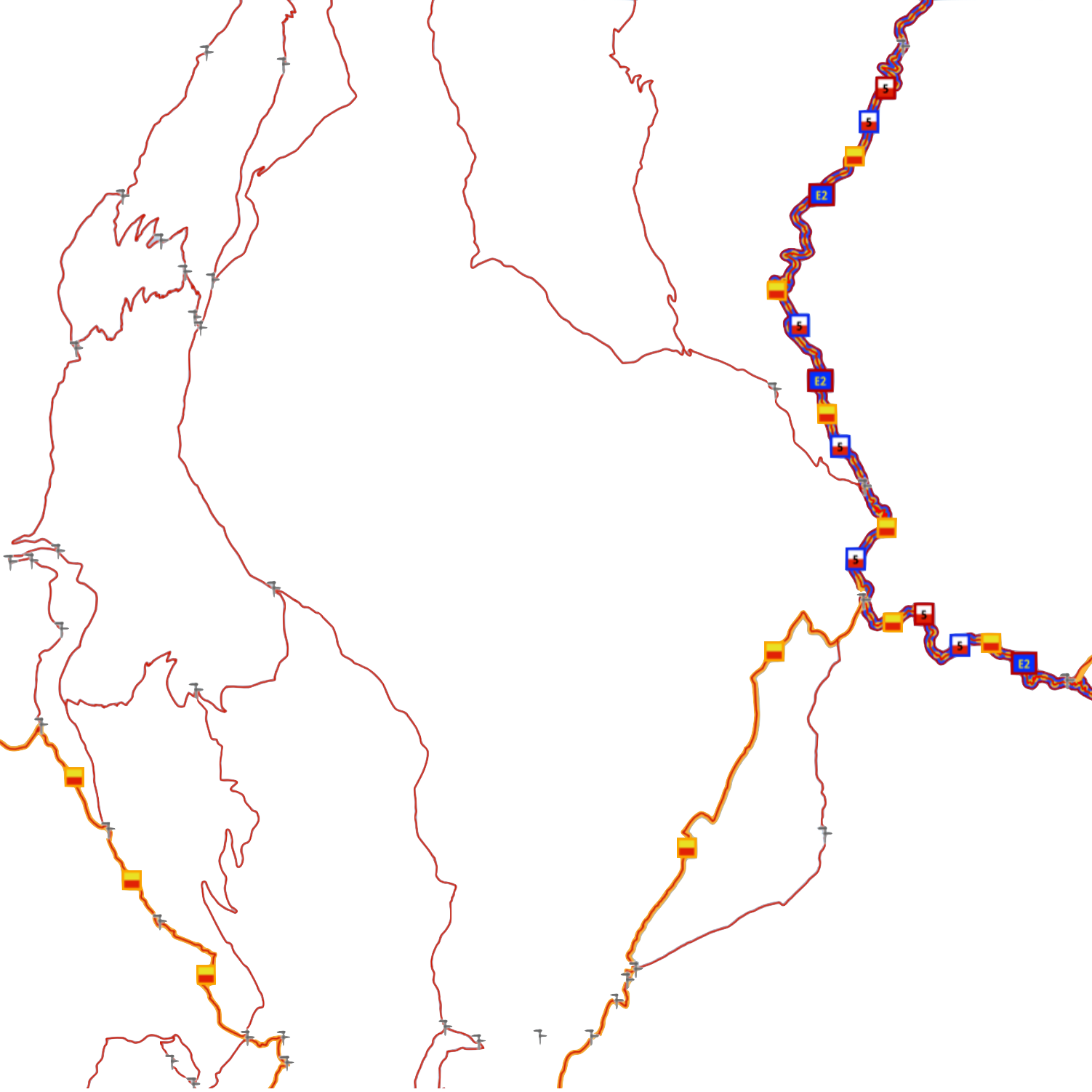 Waymarked Trails map screenshot.